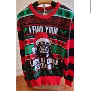 Star Wars Darth Vader Christmas Sweater Men's XL